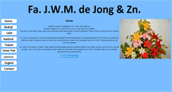 Desktop Screenshot of kwekerijdejong.nl